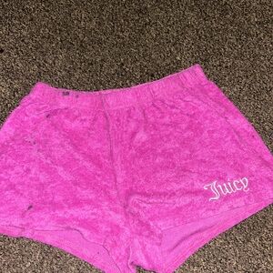 Juicy Couture Vibrant Pink Athletic Shorts